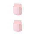 thumbnail image 3 of Soporte de pared Toystoory con Control remoto para sala de estar organizador sin pinchazos Rosado 2Conjunto, 3 of 6