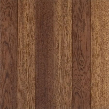 Achim Nexus Medium Oak Plank-Look 12x12 Self Adhesive Vinyl Floor Tile - 20 Tiles/20 sq. (Best Price Oak Flooring)