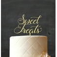thumbnail image 2 of Sweet Treat Custom Rustic Wooden Cake Topper Persoanlized Cake Topper Cake Decoration 6-7 Inches Wide, 2 of 3