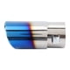 thumbnail image 4 of Tubo de escape del automóvil, acero inoxidable azul cromado Tubo de escape recto universal del automóvil Punta del silenciador trasero Cola de la cola de escape Punta del silenciador EOTVIA  NO, 4 of 6