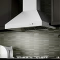 thumbnail image 3 of ZLINE 48 in. Professional Wall Mount Range Hood in Stainless Steel with Crown Molding (667CRN-48), 3 of 33