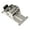 Silver, variant on NEXAVKPR Folding Leg Hinges 180 Degree Locking Brackets Workbench Expansion for DIY Furniture Tables Bed & Shelves Multipurpose