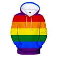 thumbnail image 3 of New Free LGBT Flag Hoodies Sweatshirt For Lesbian Gay Pride Colorful Clothes For Gay Home r Gay Friendly LGBT Equity, 3 of 5