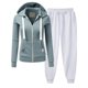 thumbnail image 1 of Puntoco Conjunto de pantalones de manga larga con cuello en V para mujer, moda, liquidación Puntoco Puntoco-5354, 1 of 6