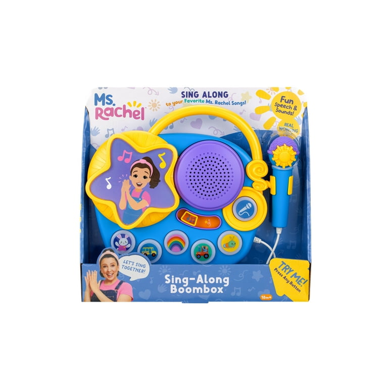 Ms. Rachel Karaoke Microphone Sing-Along Musical Boombox