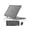 Grey, variant on For Macbook Air 15 inch Case 2023 2024 A3114 M3 A2941 M2 Liquid Retina Display Touch ID Hard Shell Dual Layer Protective Cover with Fold Stand and & Keyboard Skin Cover & Type C Adapter