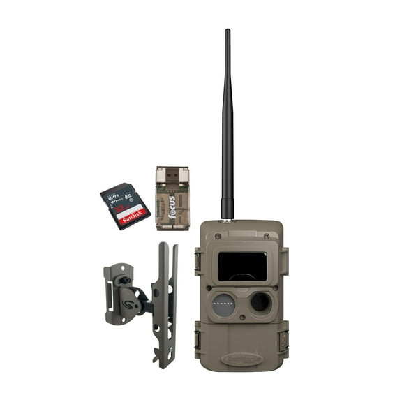Cuddeback CuddeLink Wireless Trail Camera with Mount, and Memory Card Bundle