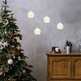 thumbnail image 4 of 10 piezas de adornos rellenos transparentes Bola de plástico de bricolaje Bola de plástico para la decoración de la fiesta de Navidad, 4 of 6