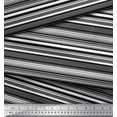 thumbnail image 3 of Soimoi Cotton Voile Fabric Horizontal Stripe Print Fabric by The Yard 42 Inch Wide, 3 of 3