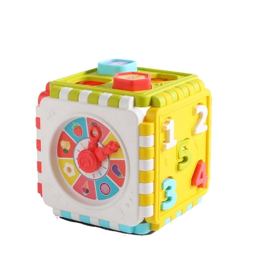 BUTOMKY Play Discovery Activity Cube - Arithmetic Baby Toy, Early Educational Sensory Play Center, Montessori Learning Toy for 1-3 Years Old Boys Girls