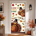 thumbnail image 5 of Thanksgiving Door Decor Turkey Hanging Cover Front Door Porch Decoration Fall Holiday Party Entryway Home Seasonal Decoration, 5 of 5