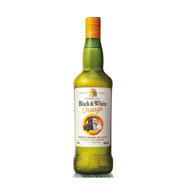 Paquete de 3 Whisky Black And White Orange Blend 700 ml