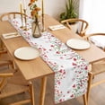 thumbnail image 3 of Valentine's Day Table Runner - 70 Inch Long, Kitchen Dining Table Runner Dresser Scarves, Watercolor Love Floral Leaves Spring Farmhouse Decor for Coffee Tables Wedding Party Banquet, 3 of 8