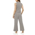 thumbnail image 5 of UVN Outfit Sets for Women Summer Sleeveless Tops And Pants Sweatsuits Casual 2 Piece Tracksuit Lounge Set, 5 of 8