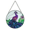 thumbnail image 4 of Sinkoo Flamingo Sun Catcher Indoor Window, 9.45in Stained Glass Window Hanging, Flamingo Suncatcher Decor Gift for Home Family Friends Bird Lover, 4 of 8