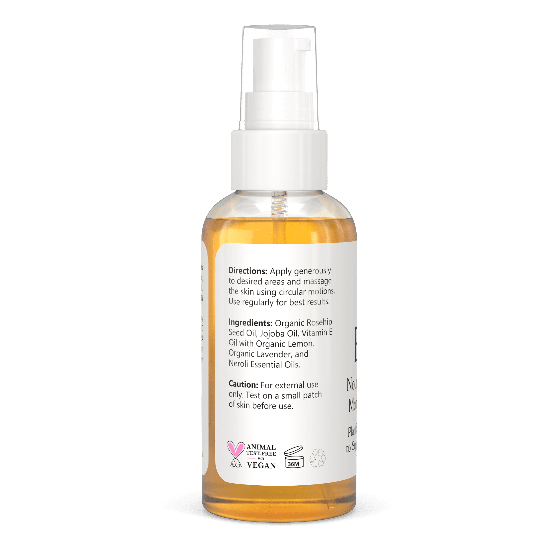 Clearly BUMP, Organic Belly Oil for Women | Firming and Soothing Body Oil to Encourage Natural Elasticity and Support Skin Throughout Pregnancy, Postpartum, Maternity | Made in USA (4 Fl Oz)