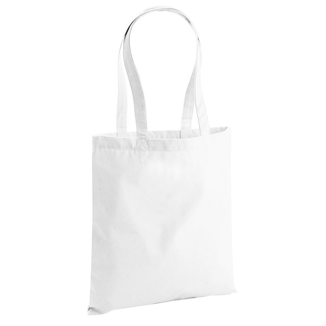 Westford Mill- Bolsa básica orgánica (10 litros) (Paquete de 2) (Blanco)