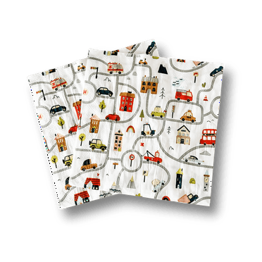 Car Large Birthday Party Paper Napkins (16pcs)