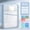 Sky Blue, variant on 2026 New Storage Trunks & Bag Transparent Storage Bag Student A4 Book File Bag Mesh Classification Homework Storage Bag Transparent Handheld Exam Paper Tutoring Storage Bag
