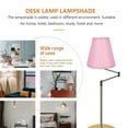 thumbnail image 3 of FONDOTIN table lampshades Lampshade Pink Cloth for Living Room 1Set, 3 of 6