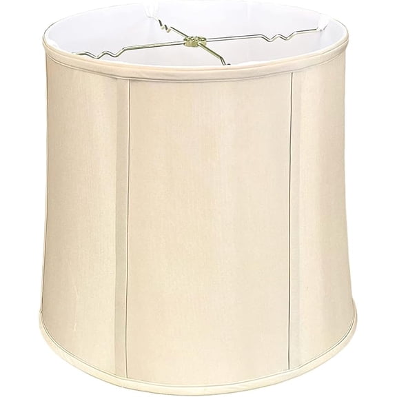Royal Designs, Inc. Basic Drum Lamp Shade, Beige, 14" x 15" x 15"