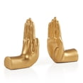 thumbnail image 2 of Danya B Antique Gold "Hands" Bookend Set of 2, 2 of 3