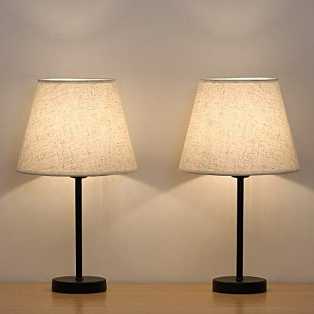 Haitral Bedside Table Lamps Small Nightstand Lamps Set Of 2 With