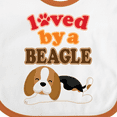 thumbnail image 4 of Inktastic Beagle Dog Lover Boys or Girls Baby Bib, 4 of 4
