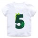 thumbnail image 3 of Camiseta de algodón con dibujos de dinosaurios para niños, regalo de feliz cumpleaños, ropa para niños y niñas, 3 of 5