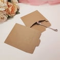 thumbnail image 4 of FONDOTIN 100Pcs Small Khaki Kraft Paper Envelopes Cd Greeting Card Holder for Home Use, 4 of 8