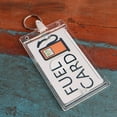 thumbnail image 5 of 2 Pack - Rigid Fuel Card Holder with Key Ring - Clear Hard Plastic Card Protector Keychain for Fleet, Gas Cards, Company Cars and More by Specialist ID, 5 of 8