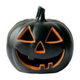 thumbnail image 2 of Halloween Pumpkin Lights Jack O Lanterns Vintage Halloween Decorations Classic Plastic Pumpkin Statue Light Up Table Decor for Home Office Haunt House Party Decorations, 2 of 5