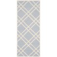 thumbnail image 6 of SAFAVIEH Cambridge Judy Geometric Wool Area Rug, Light Blue/Ivory, 8' x 10', 6 of 11