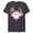 Navy Heather, variant on Marvel Studios The Marvels Carol Monica Kamala Power Icon - Short Sleeve Blended T-Shirt for Adults - Customized-Yellow