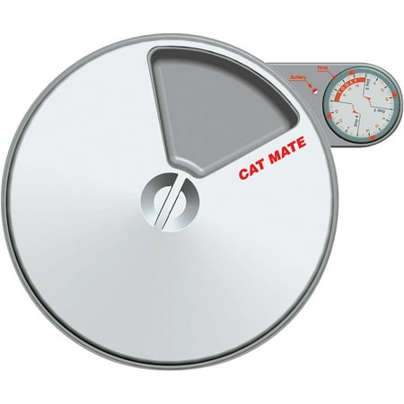 Cat Mate C50 Automatic Pet Feeder-White/Gray