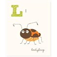 thumbnail image 1 of Art Mural ABC Sea Urchin Studio pour Enfants, Coccinelle/l, 1 of 1