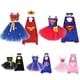 thumbnail image 2 of Vestido de tutú de verano para niñas con máscara, disfraz inspirado en superhéroes para bebés, disfraz de superhéroe para niños, vestido de maravilla para Navidad y Halloween, 2 of 5