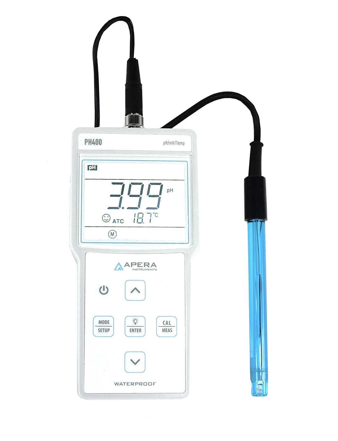 PH400 Portable pH Meter Kit, 0.01 pH Accuracy, 014.00 pH Measuring