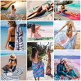 thumbnail image 6 of Microfiber Oversized Thicker Beach Towel Clearance , Extra Large 63"x31" Beach Towel Quick Dry , Personalized Cool Pool Swin Camping Travel Towel for Adults Women Men Mandala, 6 of 7