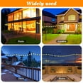 thumbnail image 3 of Postes para guirnaldas de luces Mutovlin de metal, 3 m, para exterior, paquete de 2, 3 of 7
