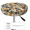 thumbnail image 4 of Disketp Cute Dog Funda Redonda para Taburete, Funda de Cojín para Silla de Bar Suave y Elástica-13 inch, 4 of 7