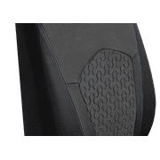Auto Drive 2 PC Low Back Gel Cooling Car Seat Cover Polyester Black, Universal Fit, 2010SC12