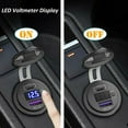 thumbnail image 6 of Type-C PD + USB Charger Socket Adapter Power Outlet For 12V 24V Car Motorcycle, 6 of 11