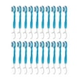 thumbnail image 1 of Disposable Travel Toothbrushes, 5-in-1 +floss+pick+tongue ,prepasted Toothbrush With Freshening Bead, 1 of 5