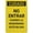 Warning Sign 4, variant on Caution Do Not Lean On Rail 8"x12" Rust Free Aluminum, Printed With Professional Graphics Easy To Mount, Indoor & Outdoor Use, Rail Safety Marker