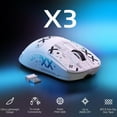 thumbnail image 3 of ATTACK SHARK X3 Optical Wireless Gaming Mouse, White, 3 of 11