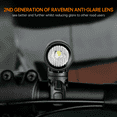 thumbnail image 2 of RAVEMEN CR1000 Bike Light 1000 Lumens with T-Shaped Beam for Night Riding, Bike Front Light with IPX6 Waterproof Aluminum Housing, Rubber Strap Mount, 2 of 7