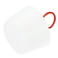 thumbnail image 3 of Uxcell Silicone Rubber Tapered Plug 51 to 62mm Solid Bathtub Bungs Stopper with Handle White, 3 of 5