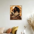 thumbnail image 3 of Nawypu African American Boho Wall Art, Black Women Art Framed, Book Lover Art, Black Girl Canvas Print, Canvas Art Wall Decor, Woman Reading Book Art, African American Girl Boho Posters, 3 of 4