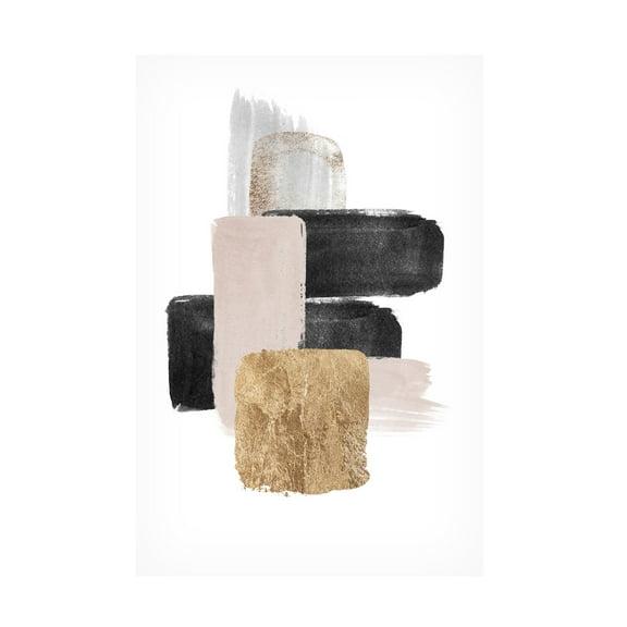 Trademark Fine Art Sally Ann Moss Brush Strokes 6 Canvas Wall Art